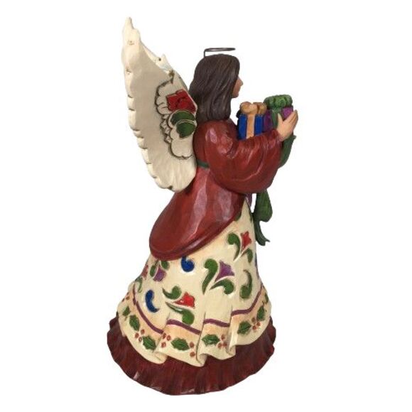 Jim Shore A Giving Spirit Has No End Angel Figurine w/Presents Gifts 4049793 NIB - Picture 6 of 16